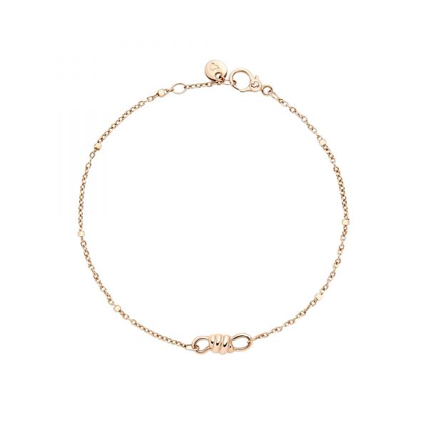 DoDo Bracciale Soft Nodo in Oro Rosa 9Kt