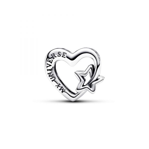 PANDORA Openwork Cuore con Stella