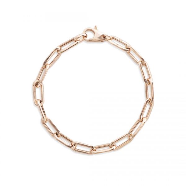 ALISEI  Bracciale Losanghe Lucida ag925 rosè