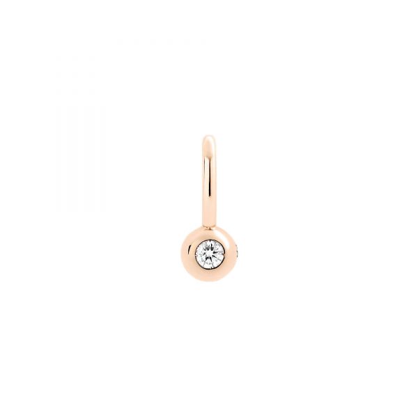 DoDo Charm DoDo Oro Rosa 9k & Diamante Bianco ( CT 0.04 ) Misura Small 