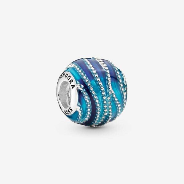 PANDORA Charm Onda Blu