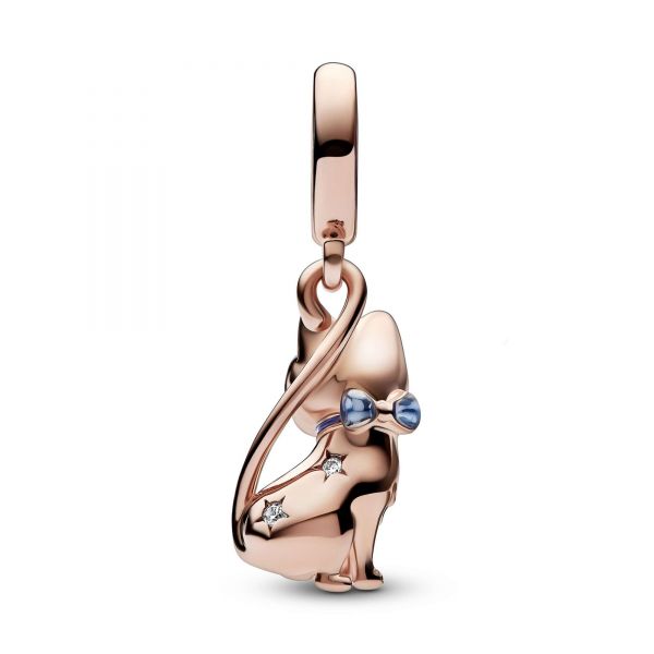 PANDORA Charm Pendente Gattino con Occhi Scintillanti