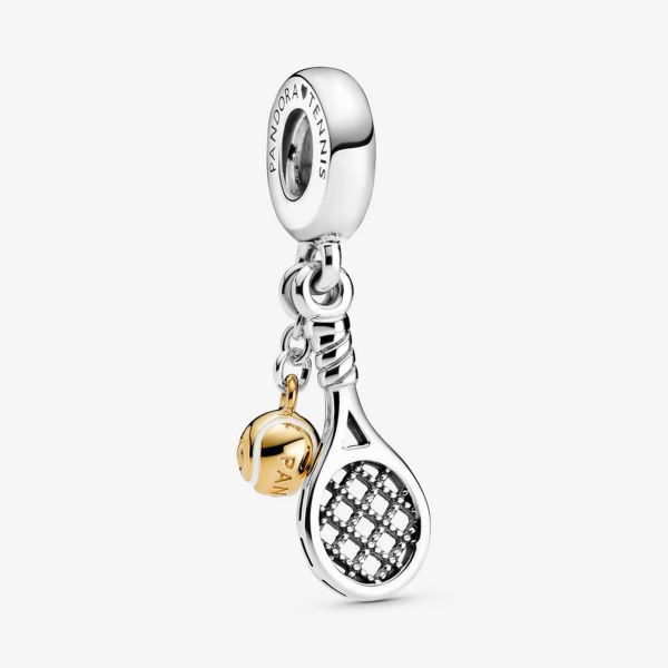 PANDORA Charm pendente con racchetta e pallina da tennis