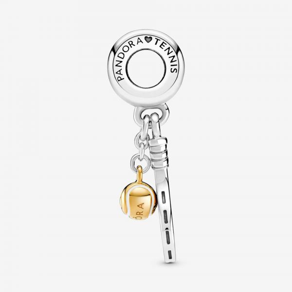 PANDORA Charm pendente con racchetta e pallina da tennis