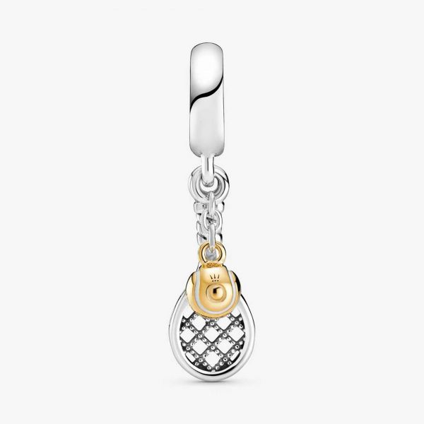 PANDORA Charm pendente con racchetta e pallina da tennis