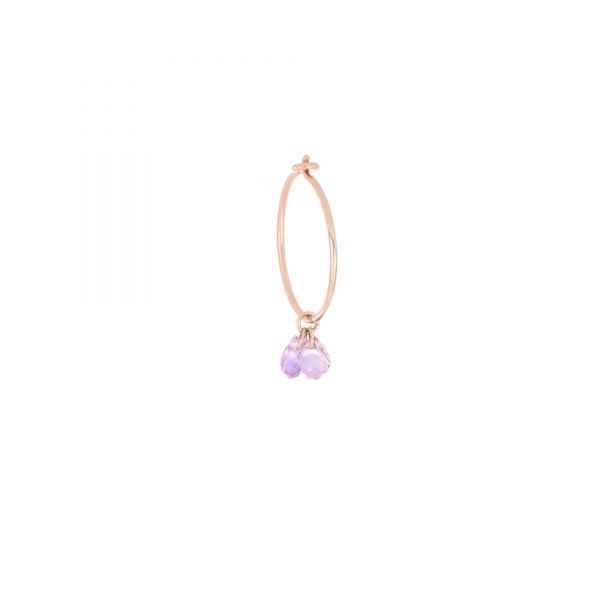 MAMAN et SOPHIE ORECCHINO 18KT DROPS ZAFFIRI ROSA