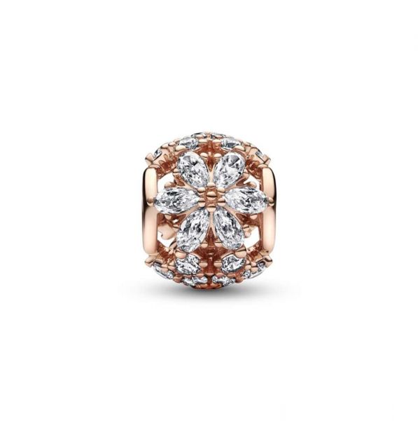 PANDORA Openwork Herbarium Fiori Luminosi Rose