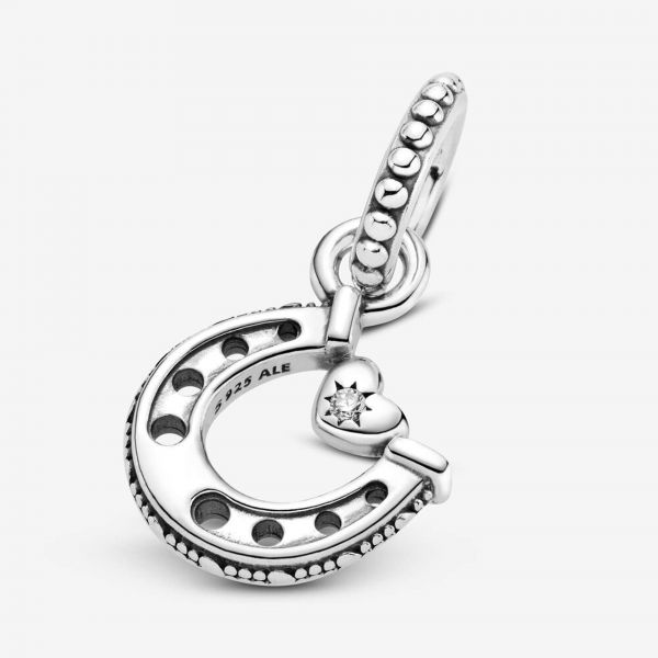 PANDORA Charm pendente Ferro di cavallo portafortuna