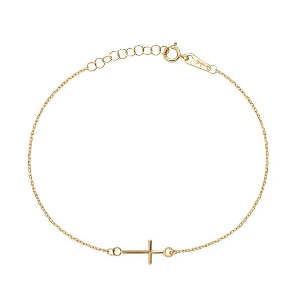 AMEN  Bracciale Croce Oro 9kt