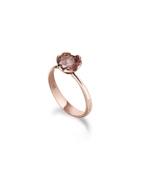 leBebè  Anello Oro Rosa e  Rodolite  Bordeaux di Sintesi