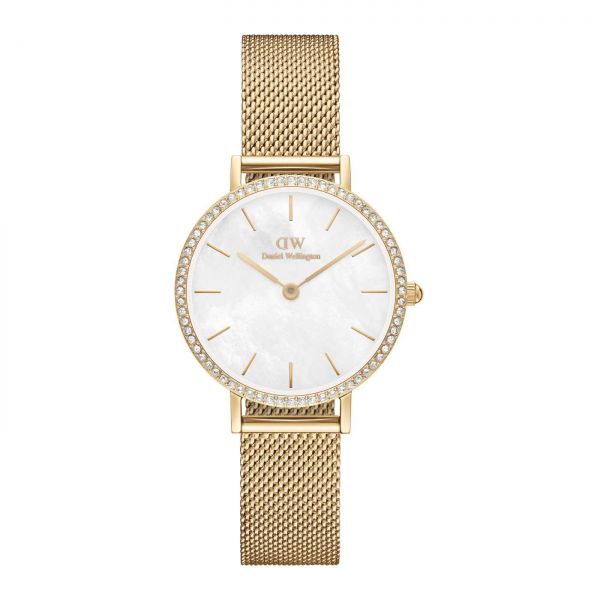 DANIEL WELLINGTON Petite Lumine Bezel Evergold Mop 28 MM