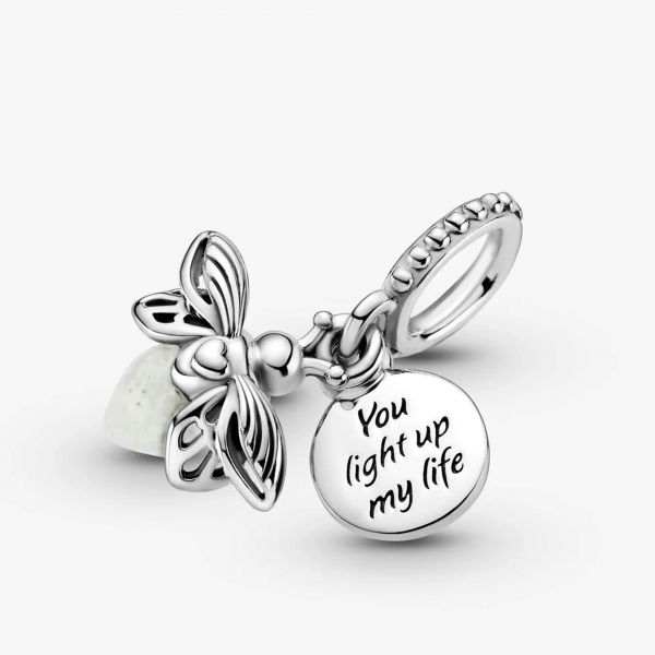 PANDORA Charm pendente Lucciola che risplende nel buio