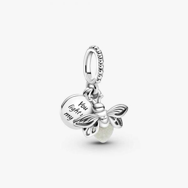PANDORA Charm pendente Lucciola che risplende nel buio