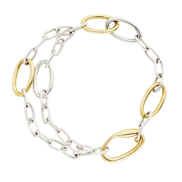DoDo Bracciale Essentials Argento & Argento Dorato