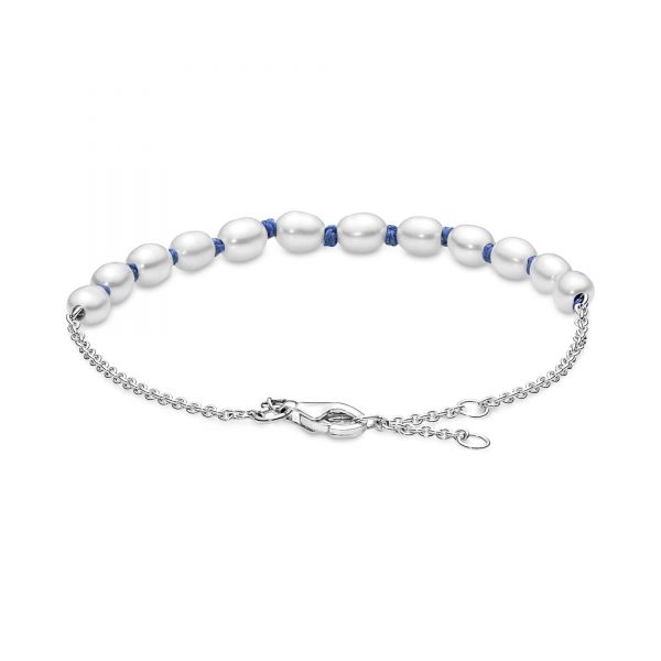 PANDORA Bracciale con Perle Coltivate d'Acqua Dolce