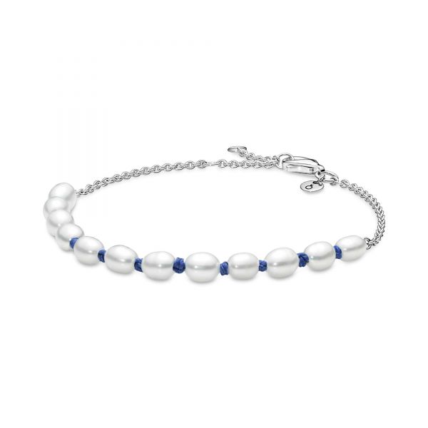 PANDORA Bracciale con Perle Coltivate d'Acqua Dolce