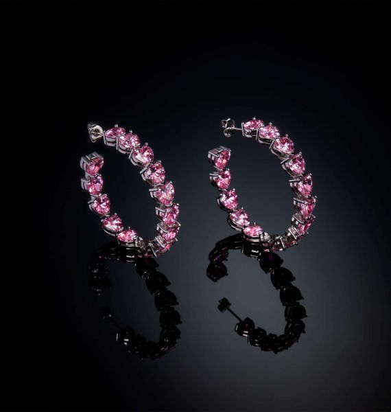CHIARA FERRAGNI Orecchini Infinity Love Pink