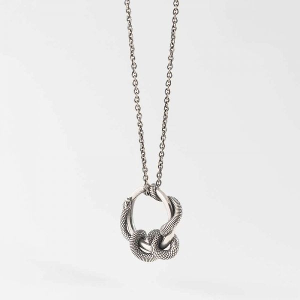 NOVE25 COLLANA CON PENDENTE SERPENTE NAHAS