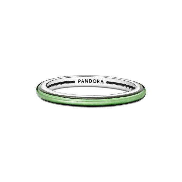 PANDORA Anello Verde Pandora Me