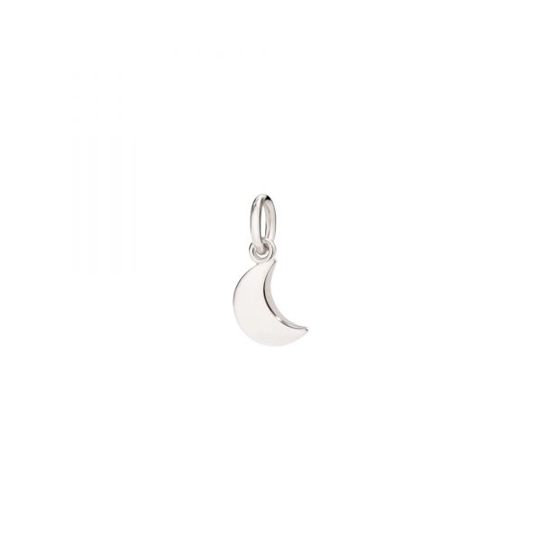 DoDo Ciondolo luna piccola oro bianco 18 ct