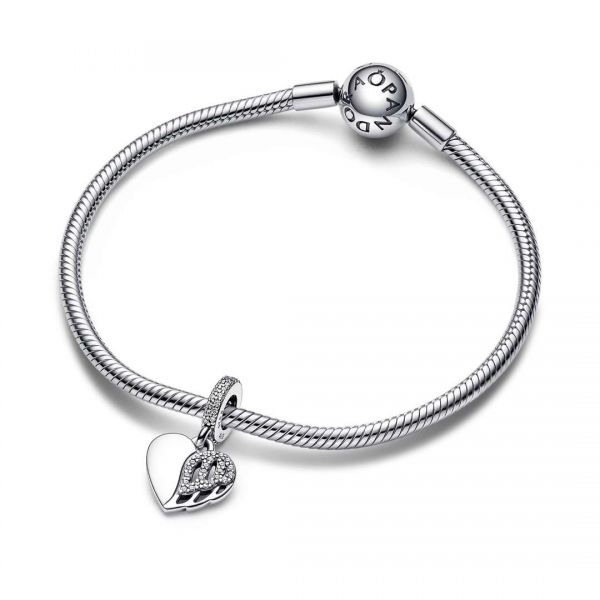 PANDORA Pendente Cuore i Nostri Angeli