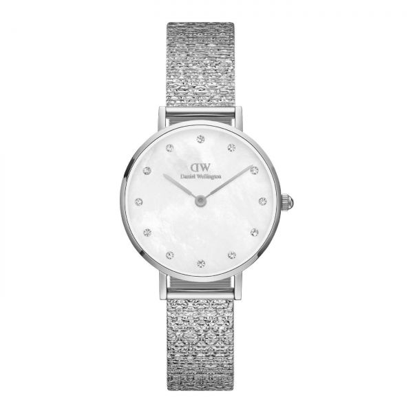 DANIEL WELLINGTON PETITE LUMINE PRESSED PIANO STERLING  28 mm