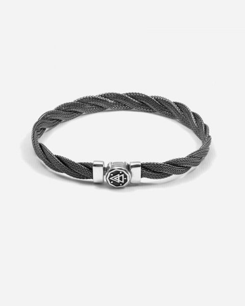 NOVE25 BRACCIALE TRECCIA PIATTA