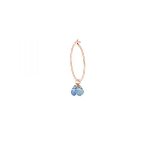 MAMAN et SOPHIE ORECCHINO 18KT DROPS ZAFFIRI BLU