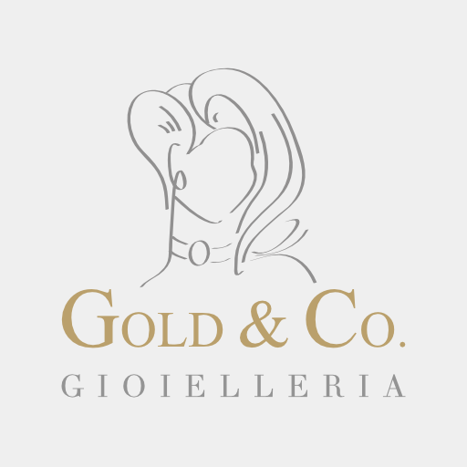 Charm Cuore Silhouette in Oro Rosa 9kt e Stellina in Oro Bianco