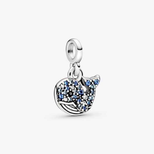 PANDORA Mini charm pendente La mia balena blu