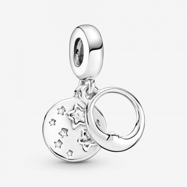 PANDORA Charm pendente Stelle e luna dormienti