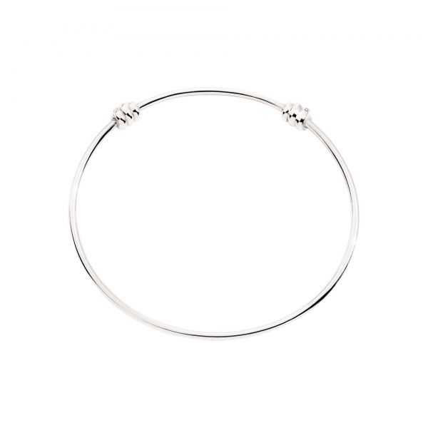 DoDo Bracciale Rigido Bangle Nodo in Argento