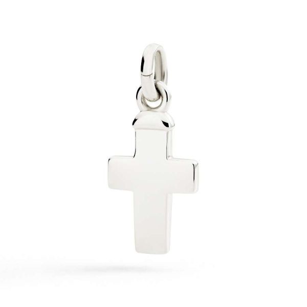 DoDo CIONDOLO MAXI CROCE ARGENTO