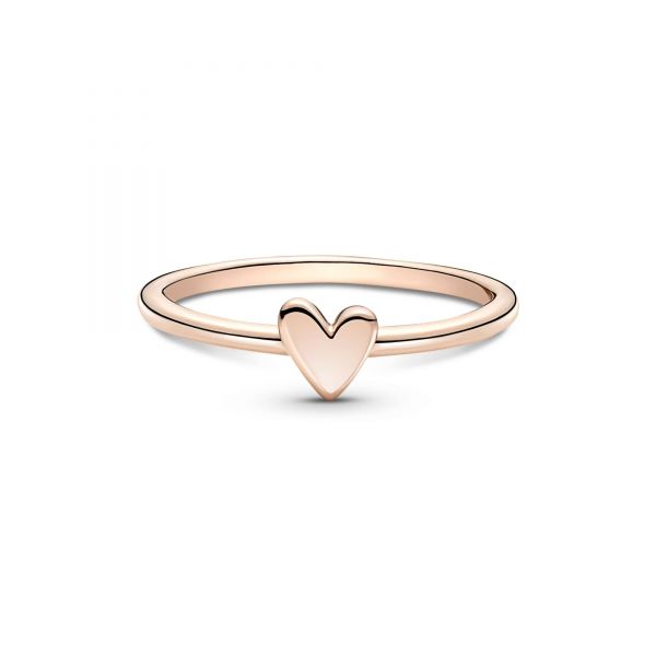 PANDORA Anello Cuore Asimmetrico