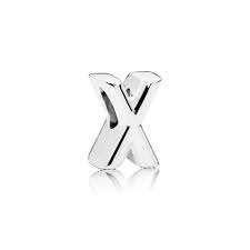 PANDORA Charm dell’alfabeto Lettera X