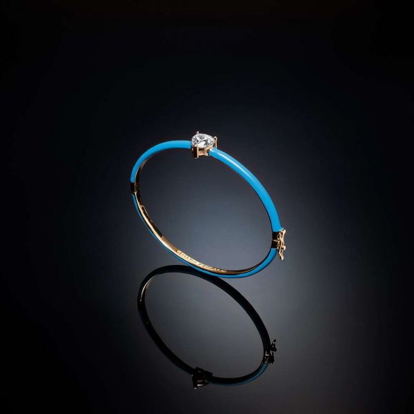 CHIARA FERRAGNI BANGLE LOVE PARADE MEDIUM AZURE