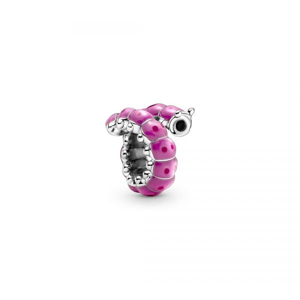 PANDORA Charm Bruco Rosa