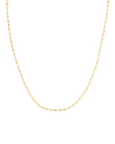 ALISEI Collana Dadino Diamantato ag925 dorato 80 cm ALISEI