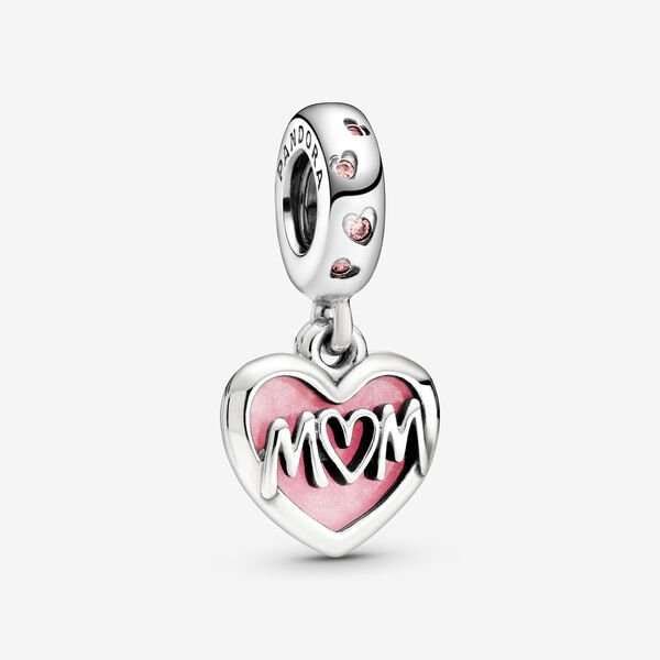 PANDORA Charm pendente Cuore di Mamma