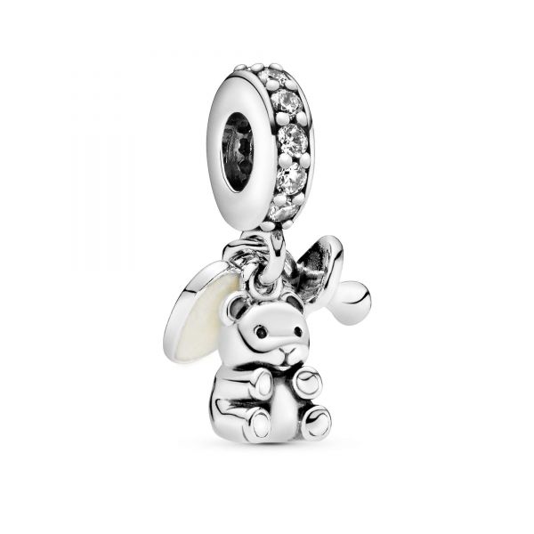 PANDORA Charm Pendente Orsetto e Ciuccio