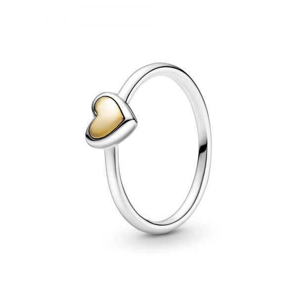 PANDORA Anello Cuore Dorato